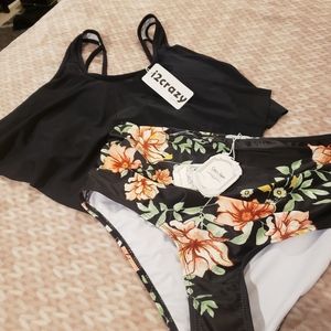 Floral Bathing Suit Set